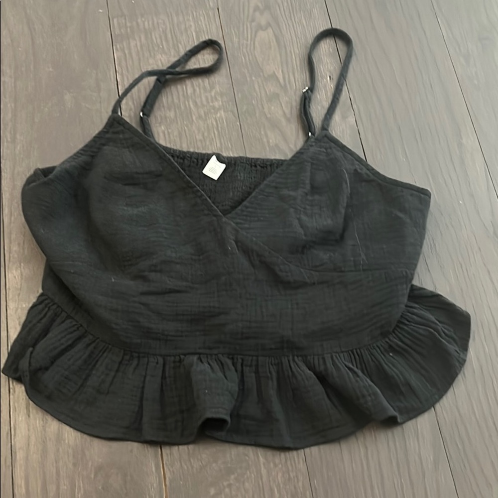 black tank top